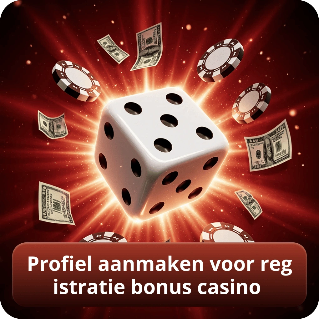 Profiel aanmaken voor registratie bonus casino
